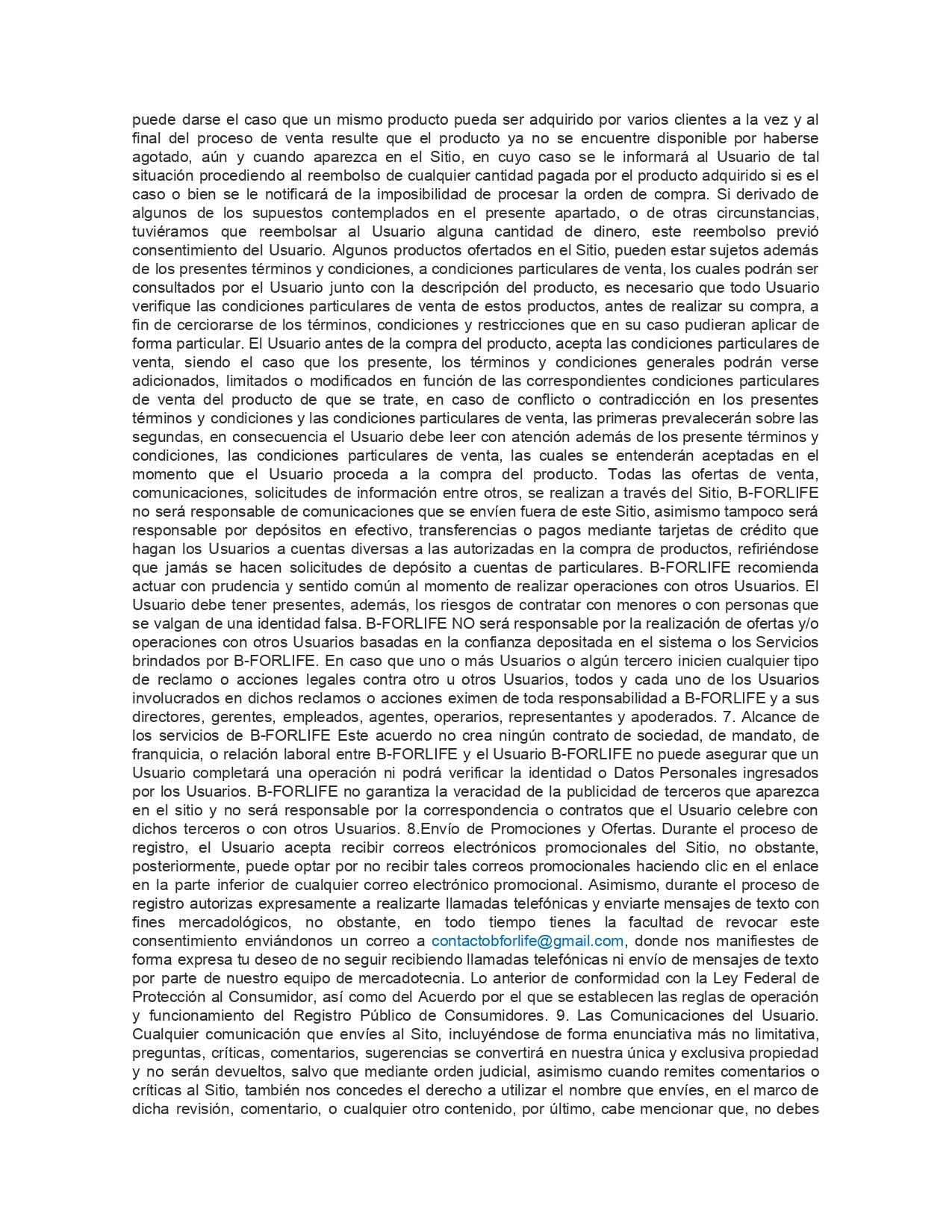 politica de privacidad